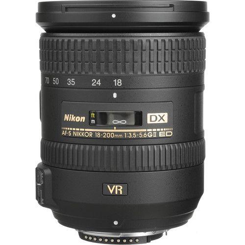 Lente nikon af-s dx nikkor 18-200mm f/3.5-5.6g ed vr ii Imagem de Lente nikon af-s dx nikkor 18-200mm f/3.5-5.6g ed vr ii