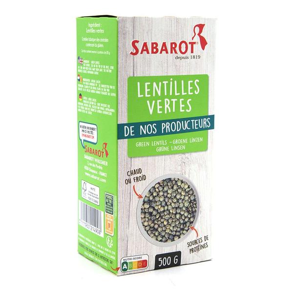 Imagem de Lentilhas Verdes da França Sabarot 500g