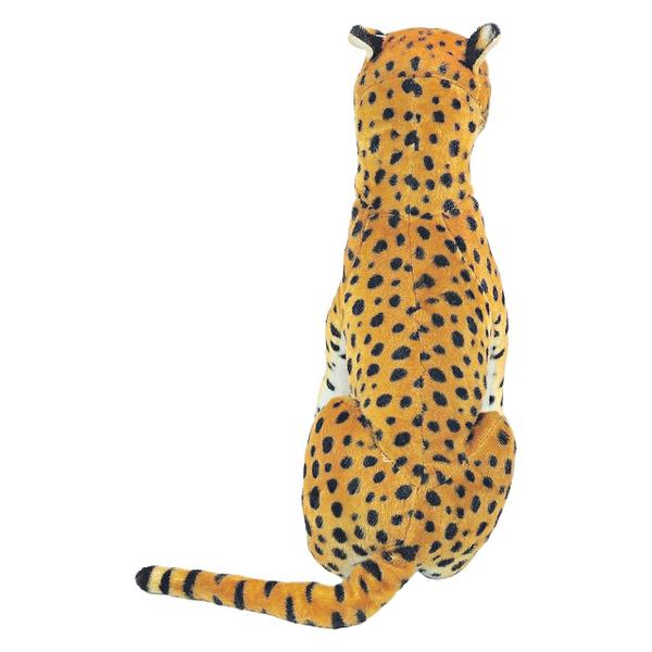 Imagem de Leopardo Pelúcia Sentada Cabeça Durinha 32Cms