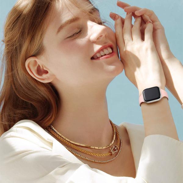 Lerobo 6 Pack Pulseiras Finas de Silicone para Apple Watch (Variadas) Imagem de Lerobo 6 Pack Pulseiras Finas de Silicone para Apple Watch (Variadas)