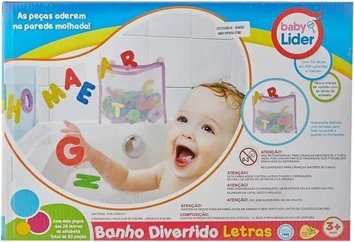Letras Em Eva Para Banhos Divertidos Lider 5600 - lider brinquedos Imagem de Letras Em Eva Para Banhos Divertidos Lider 5600