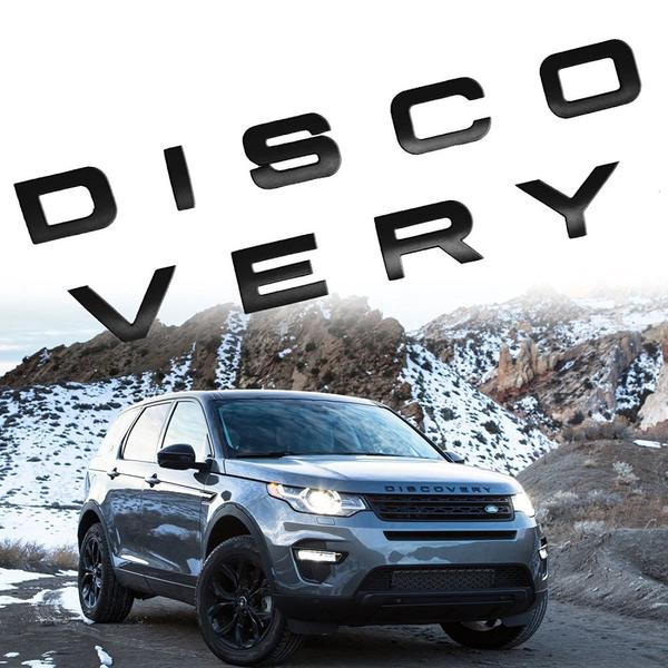 Imagem de Letras Emblema Discovery Sport Diversas Tampa de Mala e Capo Preto Fosco