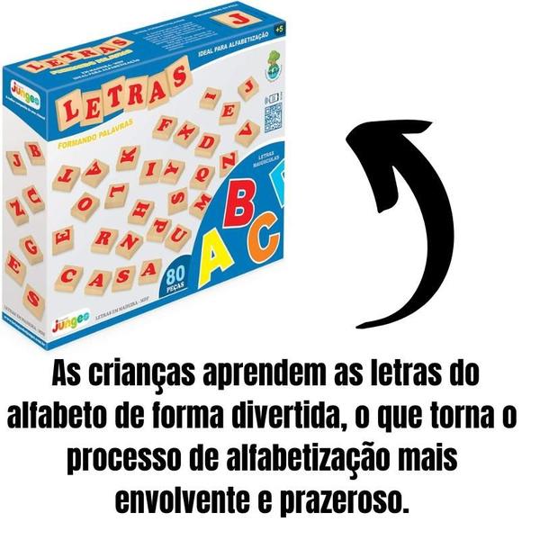 Imagem de Letras formando palavras -  80 peças