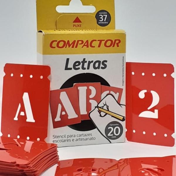 Imagem de  Letras Vazadas Abc 20mm Compactor