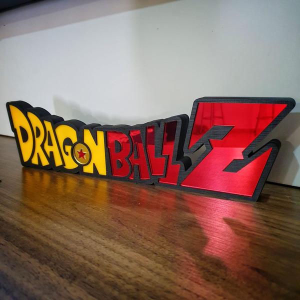 Letreiro Dragon Ball Z 3d Decorativo De Mesa Geek/Gamer 35cm - By Hands Imagem de Letreiro Dragon Ball Z 3d Decorativo De Mesa Geek/Gamer 35cm