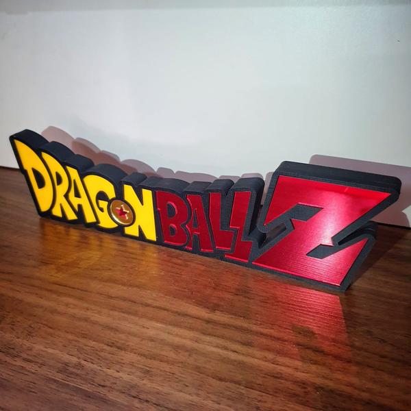 Letreiro Dragon Ball Z 3d Decorativo De Mesa Geek/Gamer 35cm - By Hands Imagem de Letreiro Dragon Ball Z 3d Decorativo De Mesa Geek/Gamer 35cm