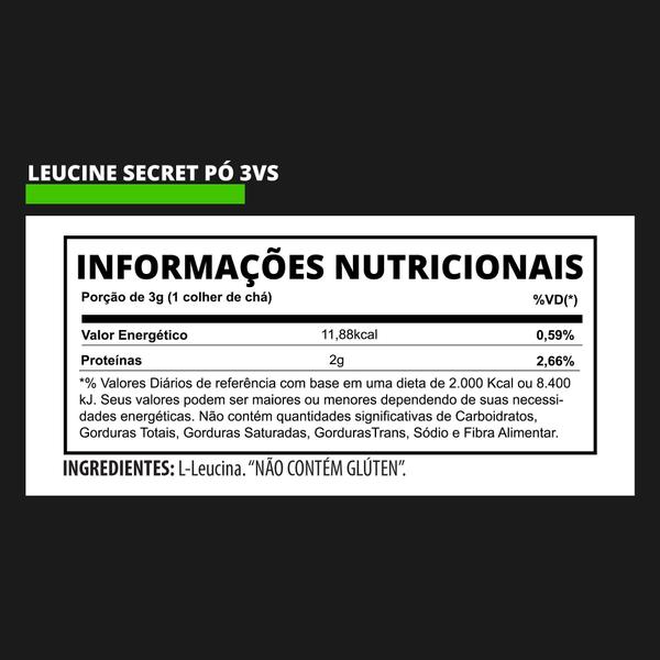 Imagem de Leucina Leucine Street 150G 3Vs Nutrition