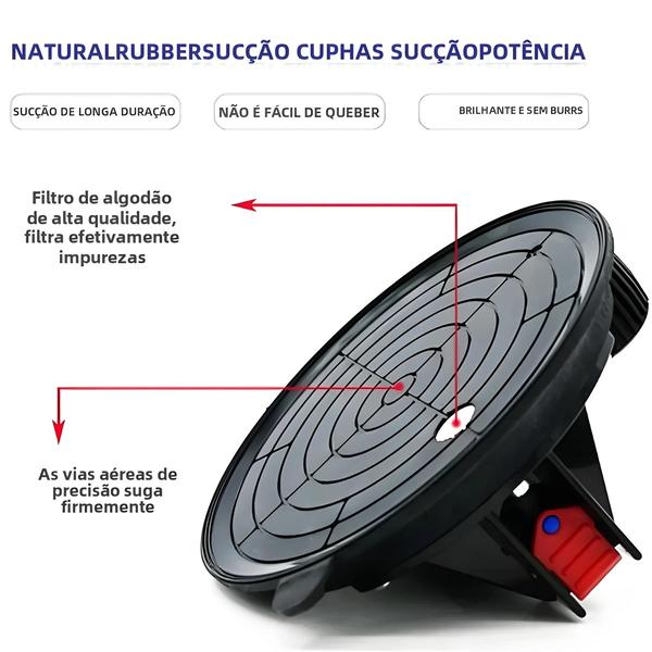 Imagem de Levantador de Ventosa a Vácuo de 8 Polegadas - 250kg de Capacidade para Vidro