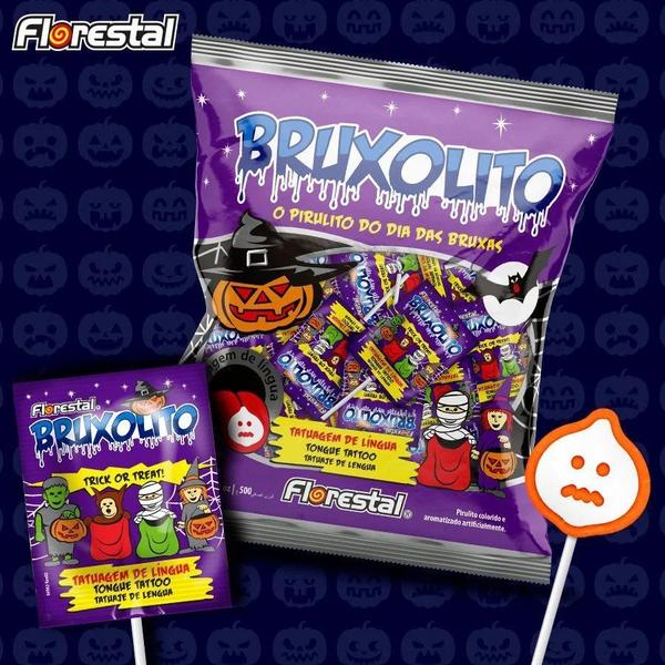 Leve 1 Pct Pirulito Bruxolito Dia Das Bruxas 50und - Florestal Imagem de Leve 1 Pct Pirulito Bruxolito Dia Das Bruxas 50und