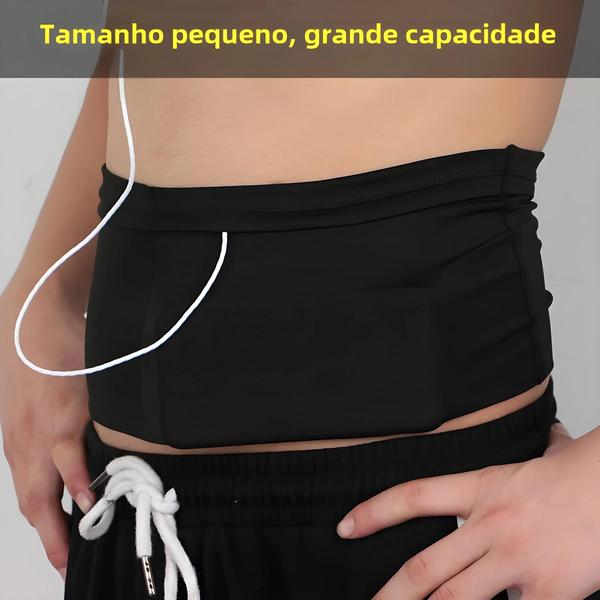 Imagem de Leve Grande Capacidade Correndo Cintura Saco Invisível Maratona Yoga Cinto Pacote De Telefone Móvel