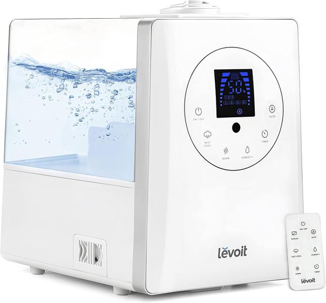 Imagem de LEVOIT Umidificador 6L Ultrassônico Quente e Frio com Difusor de Óleos (Branco)