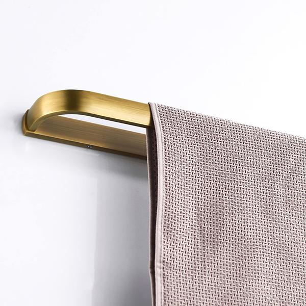 Imagem de Leyden Brass Towel Bar, Antigo Banheiro 23,6 polegadas Cabide de Toalha de Banho, Parede Montada Banheiro Acessório Toalha Rod Cabide Retro