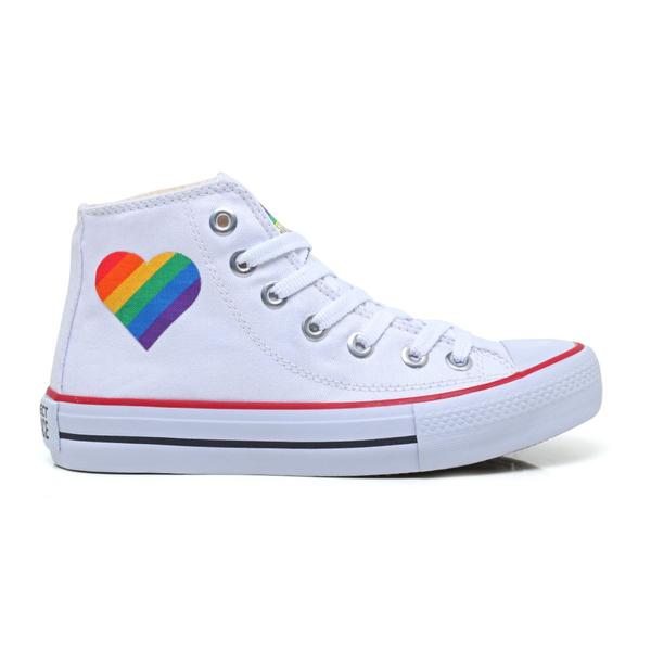 Imagem de Lgbt Orgulho Tenis Kit Tenis 2 Pares All Botinha Cano Alto Mega Lançamento128Bo