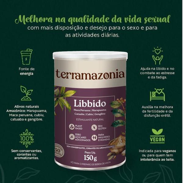 Imagem de Libbido 150g Maca, Catuaba, Marapuama, Gengibre, Cubiu