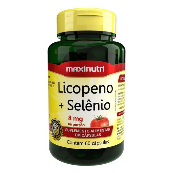Licopeno + Selenio Anti Oxidante 500mg 60 Capsulas Maxinutri Imagem de Licopeno + Selenio Anti Oxidante 500mg 60 Capsulas Maxinutri