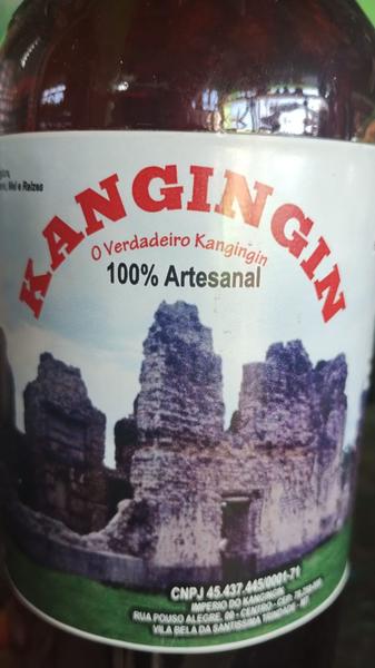 Imagem de Licor artesanal produzidos por kilombolas  "Kangingin" 250 ml    