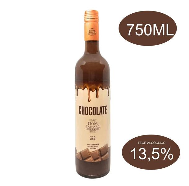 Imagem de Licor creme de chocolate 750ml dom tapparo