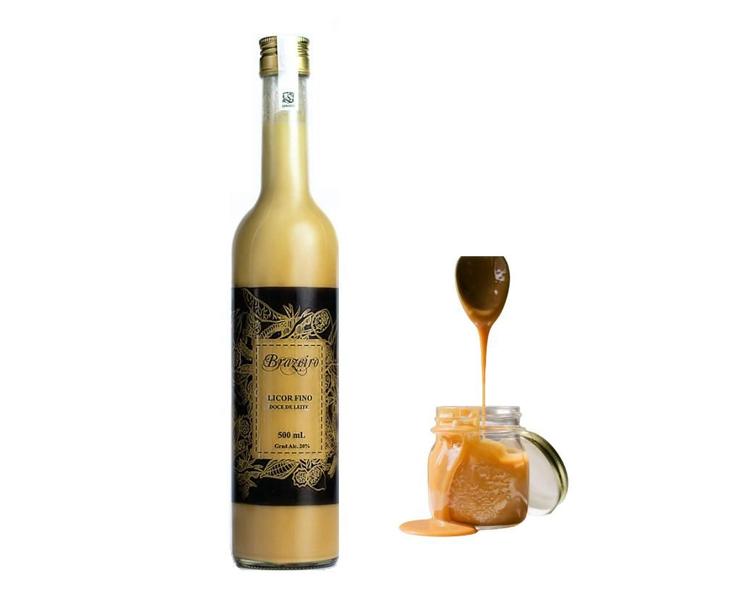 Imagem de Licor De Doce de Leite 500 ml - Brazeiro Original da Bahia