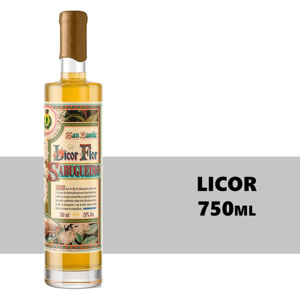 Imagem de Licor de Flor de Sabugueiro San Basile 750ml