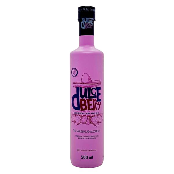 Imagem de Licor de Morango com Tequila Drikke Dulce Berry 500ml 6un