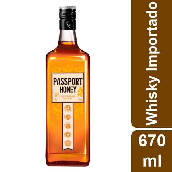 Licor de Whisky Passport Honey 670ml Imagem de Licor de Whisky Passport Honey 670ml