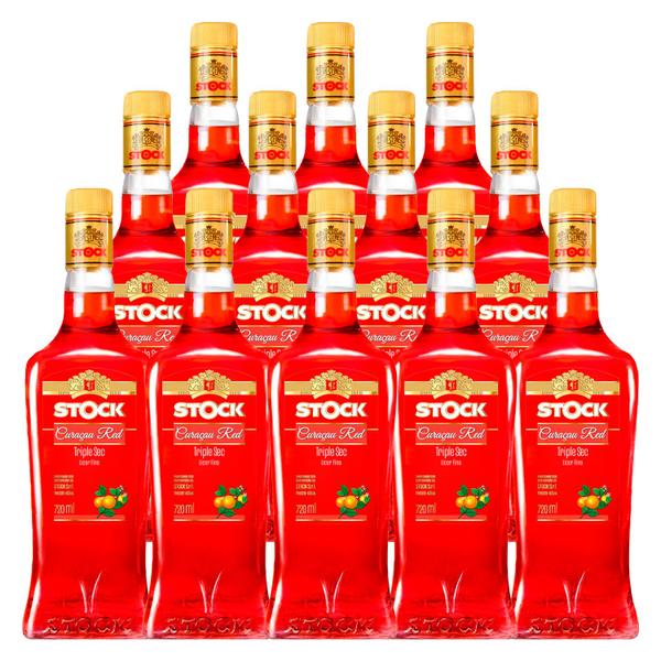 Imagem de Licor Fino de Laranja Stock Curaçau Red 720ml 12 Unidades