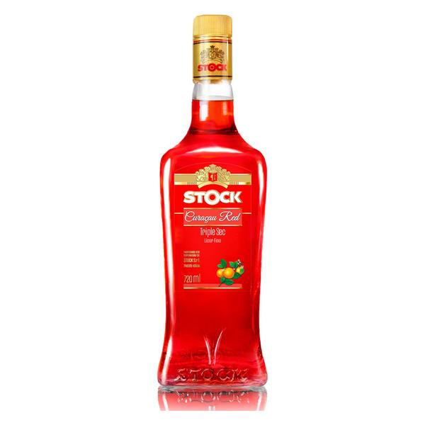 Licor Fino de Laranja Stock Curaçau Red 720ml 6 Unidades Imagem de Licor Fino de Laranja Stock Curaçau Red 720ml 6 Unidades