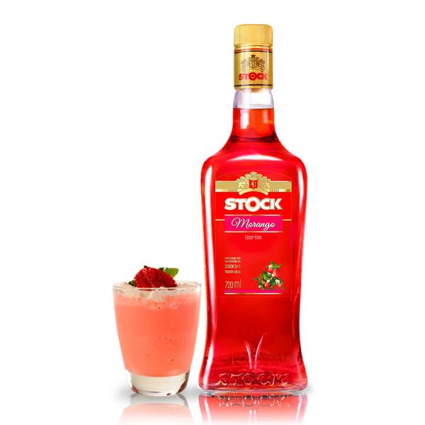 Imagem de Licor Fino de Morango Stock 720ml 6 Unidades