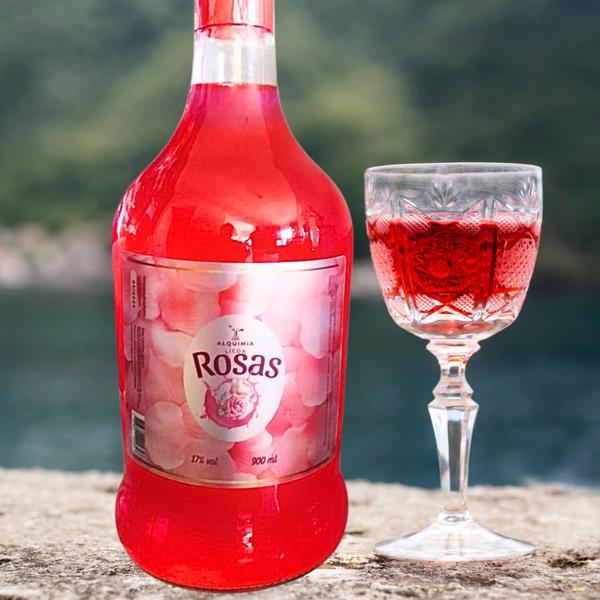 Imagem de Licor Fino de Rosas Alquimia 900 ml (vidro)