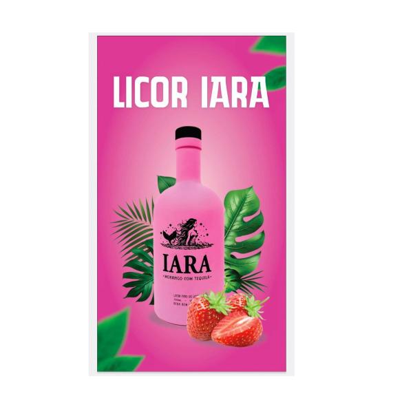 Imagem de Licor Fino Iara Morango com Tequila 750ml