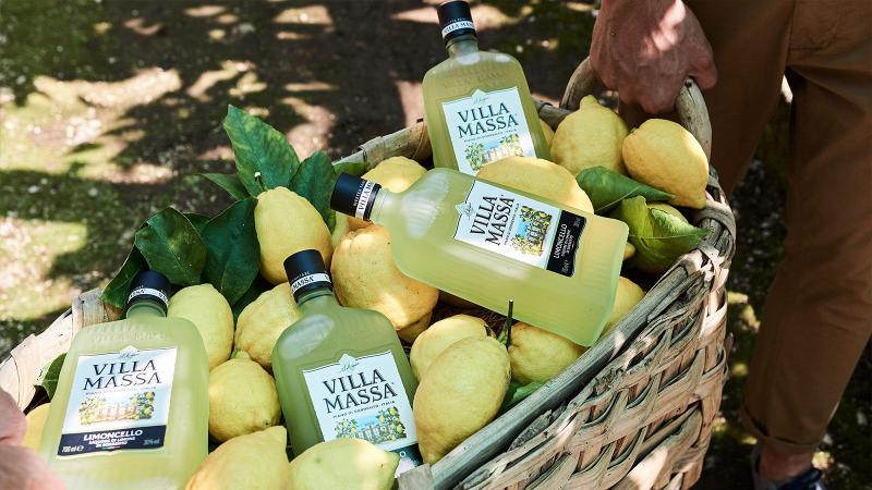 Imagem de Licor Limoncello Villa Massa 700ml + 2 Copos Personalizados