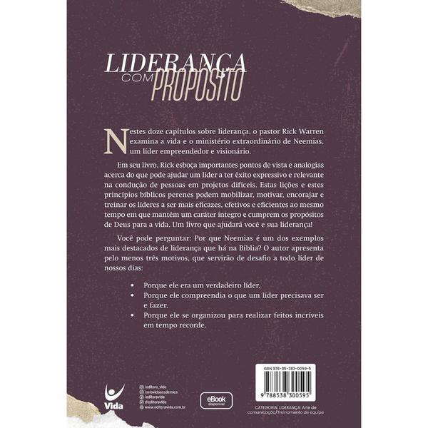 Imagem de Liderança Com Propósitos, Rick Warren - Vida