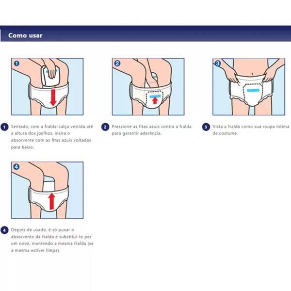 Imagem de Lifree absorvente para fralda calça 1 Pacote Com 20 Unidades
