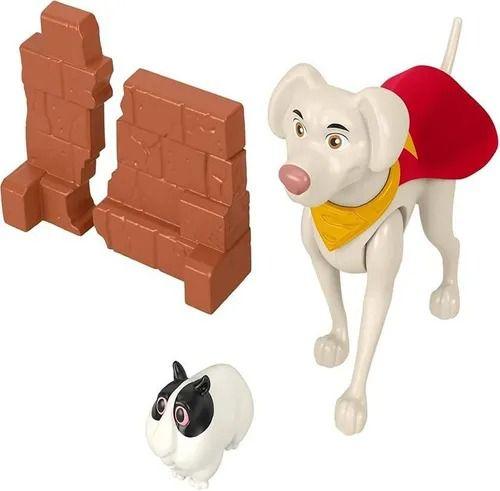 Imagem de Liga Dos Super Pets Figura Ação - Krypto O Super-cão Soco De Heroi  Quebra Parede   Fisher Price