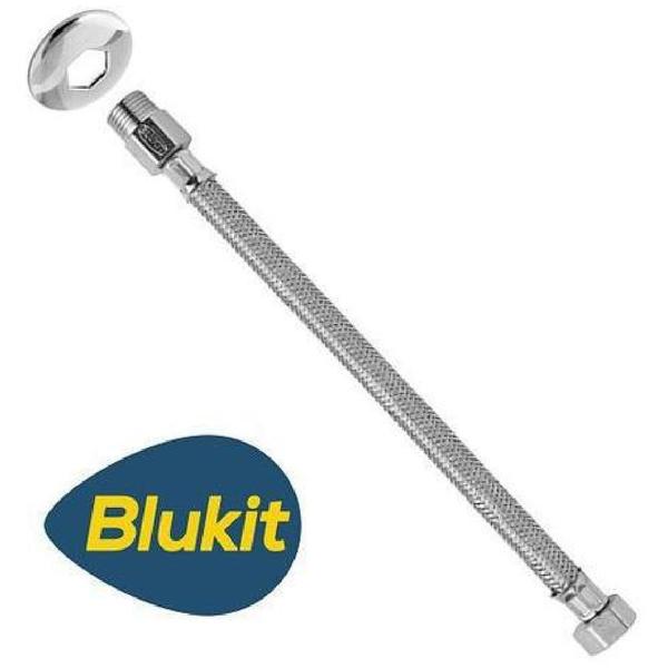 Imagem de Ligação Flexível Inox De 40 Cm Engate Malha De Aço Rabicho