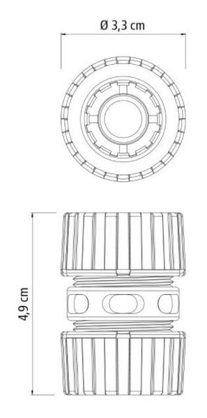 Imagem de Ligação Reparador Para Mangueira 1/2 Pol - Tramontina