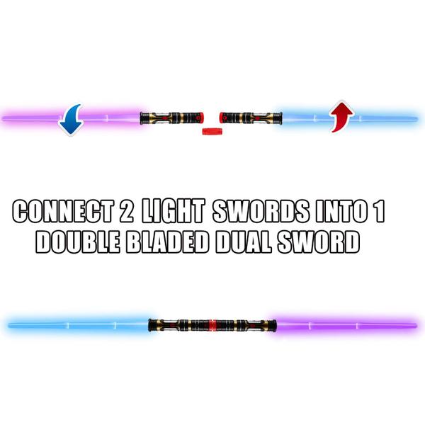 Imagem de Light Up Swords Dual Sabre 2 em 1 LESUTER TOYS para crianças