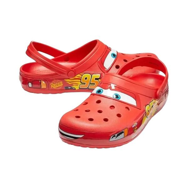 Lightning McQueen Pixar Sandálias Impermeáveis e Respiráveis para Tornozelo Disney Beach S...