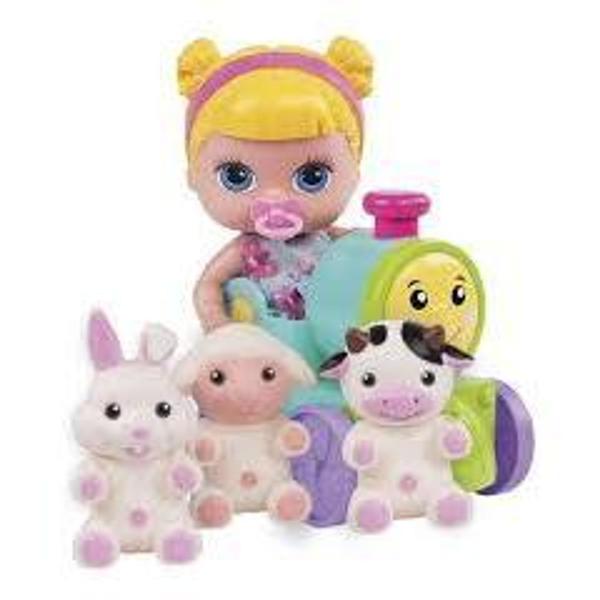 Imagem de Lil Cutesies Trenzinho com Boneca e Pet Cotiplás - Sortida