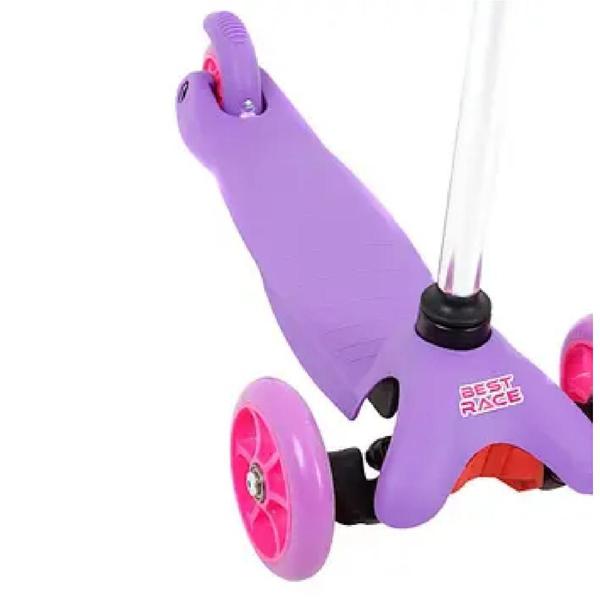 Imagem de Lilás Patinete 3 Rodas C/Led - BBR Toys R2953