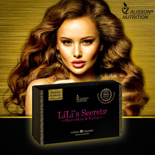 Imagem de Lilis Secrets Hair Skin and Nails Cabelos Saudaveis 60 cápsulas