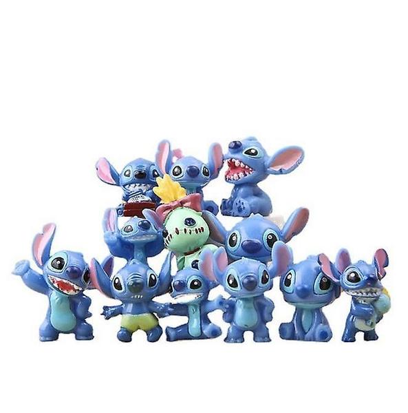 Imagem de Lilo e Stitch Modelo 12pcs/pack Ação Figura Cake Topper D