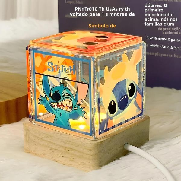 Lilo & Stitch LED Night Light DIY Lâmpada De Cabeceira Artesanal Decoração De Quarto Prese... Lilo & Stitch LED Night Light DIY Lâmpada De Cabeceira Artesanal Decoração De Quarto Prese...
