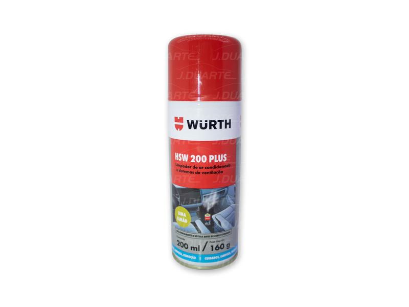 Imagem de Limpa Ar Condicionado Automotivo Spray Lima Limão Hsw Wurth