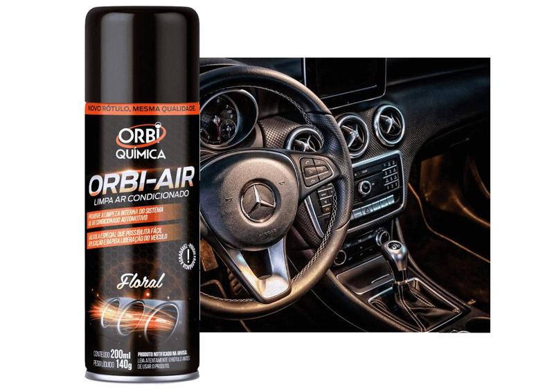 Imagem de Limpa Ar Condicionado Orbi-Air Fragrância Floral 200ml - ORBI QUÍMICA