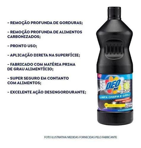 Imagem de Limpa Chapa Grill Fornos Fogão Sanduicheira Fritadeira Elétrica Churrasqueira 750ML Deoline