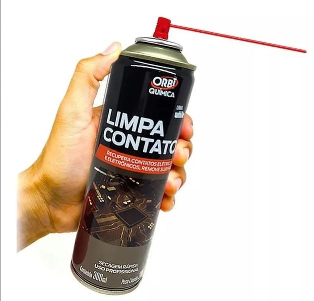 Imagem de Limpa Contato Elétrico Orbi 300ML - Limpeza de contatos elétricos e eletrônicos - Orbi7