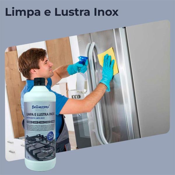 Imagem de Limpa E Lustra Inox Bellinzoni 1 Litro