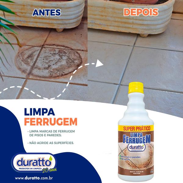 Imagem de Limpa Ferrugem Piso Parede Porcelanatos Duratto 500ml