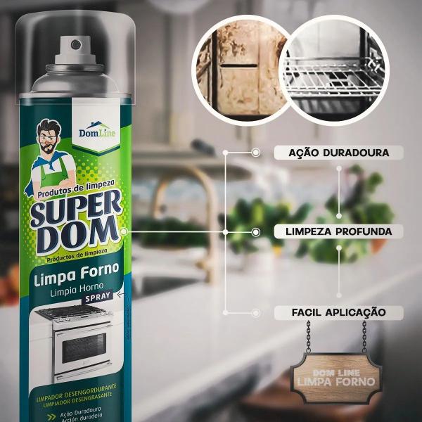 Imagem de Limpa Forno Spray Desengordurante Fogão Microondas 350ml C/2 Un